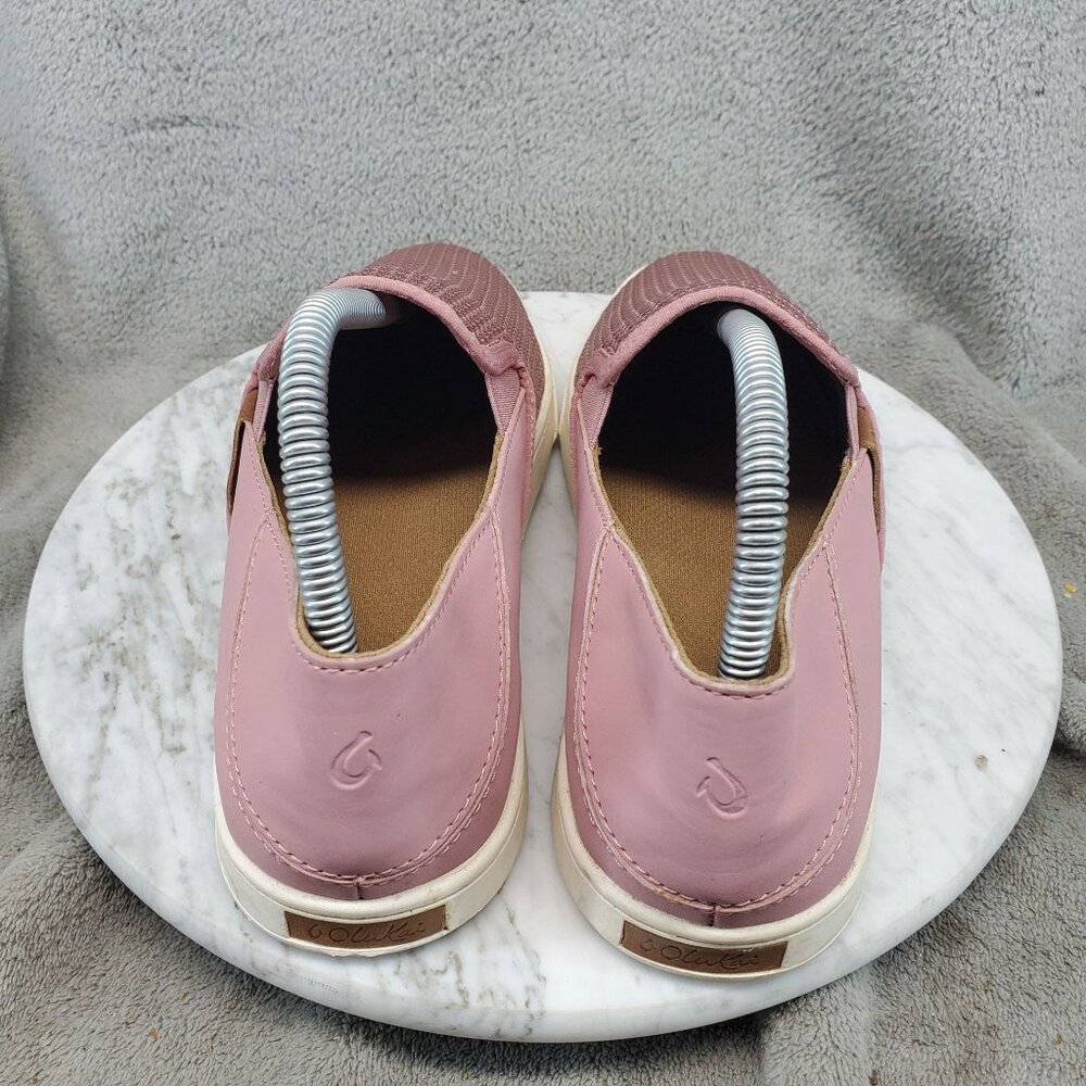Olukai Shoes Womens Size 9 Pehuea Pink Textile Slip On Sneakers *Read* - Picture 5 of 10